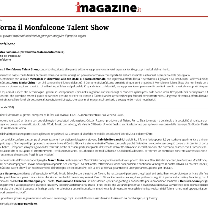 rassegna stampa di igor damilano